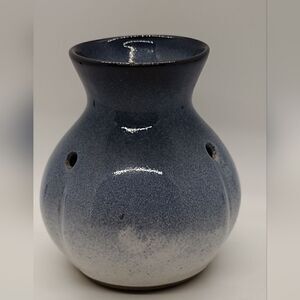 Peter Pots Blue Glaze Pottery Garlic Pot